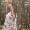 Flower child cotton skirt