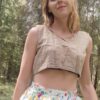 Flower child cotton skirt